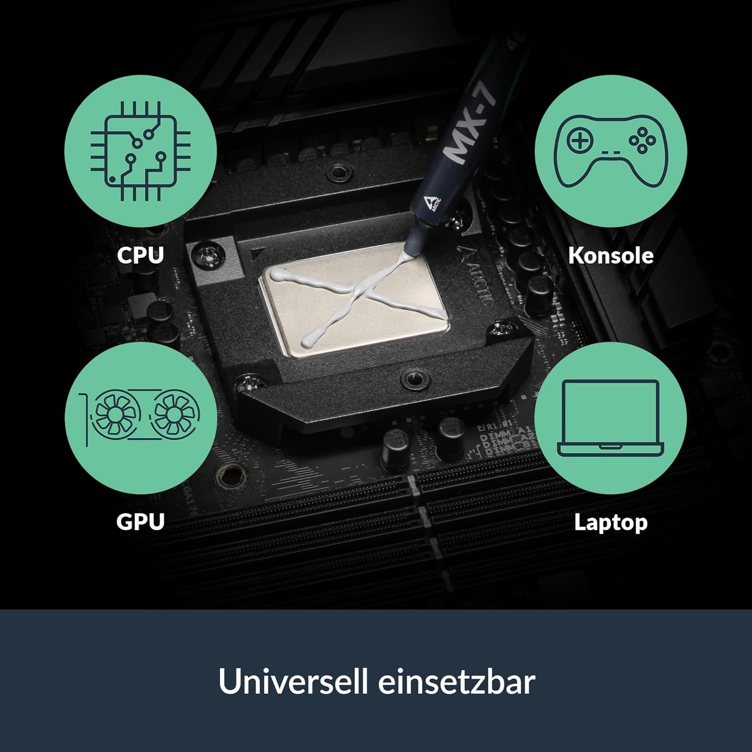 ARCTIC MX-7 8g Wärmeleitpaste 6.2W/mK CPU GPU PS5 PC Laptop