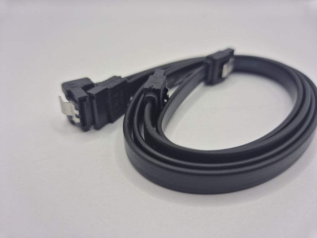 6er-Set Gigabyte SATA-Kabel 6 Gb/s, gewinkelt/gerade, 45 cm, schwarz, HDD/SSD