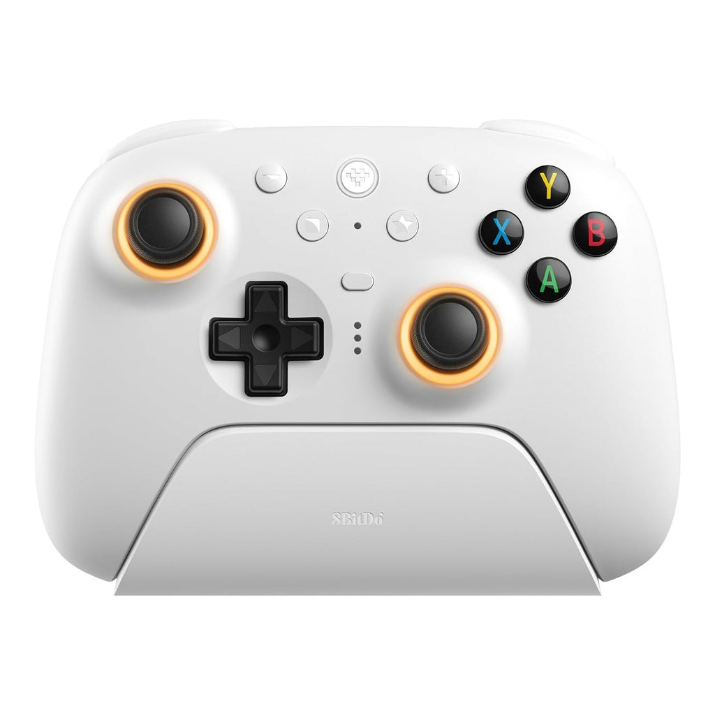 8BitDo Ultimate 2 Wireless 2.4G Controller TMR RGB Weiß PC Android Neu