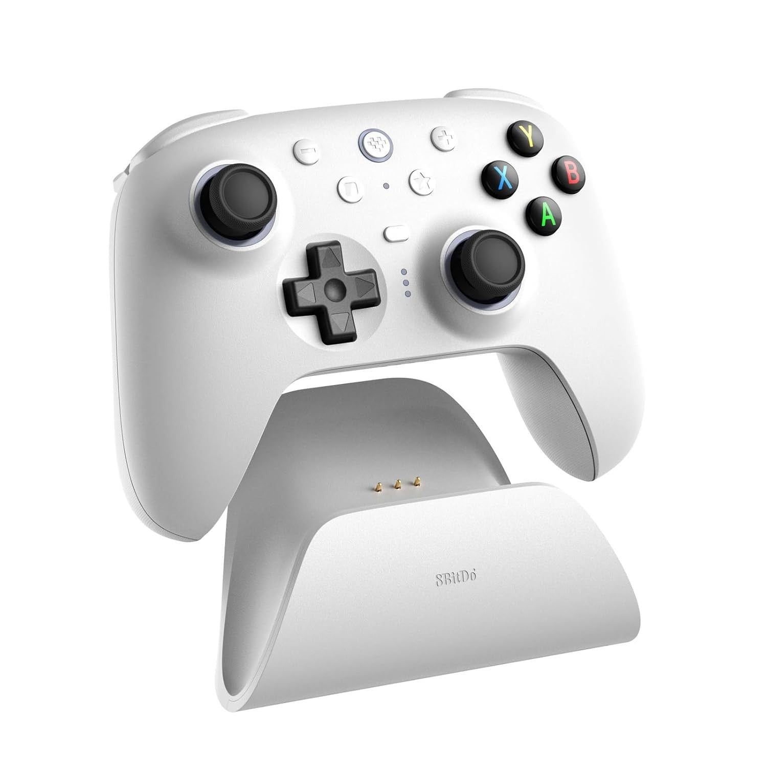 8BitDo Ultimate 2 Wireless 2.4G Controller TMR RGB Weiß PC Android Neu