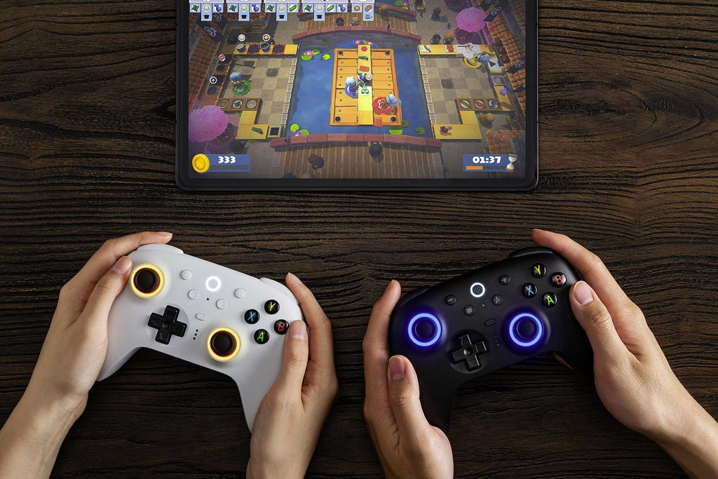 8BitDo Ultimate 2 Wireless 2.4G Controller TMR RGB Weiß PC Android Neu