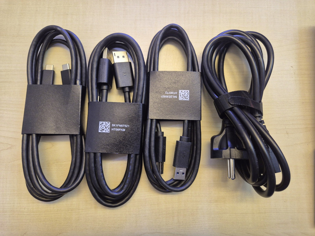 Dell P3425WE 34" Monitor Zubehör Set Kabel USB-C DP Strom Standfuß unbenutzt
