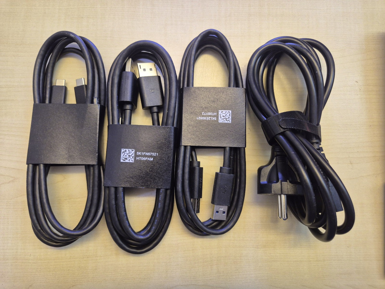 Dell P3425WE 34" Monitor Zubehör Set Kabel USB-C DP Strom Standfuß unbenutzt