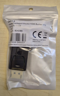 DisplayPort 1.2 auf HDMI Adapter Schwarz DP Stecker   HDMI Buchse