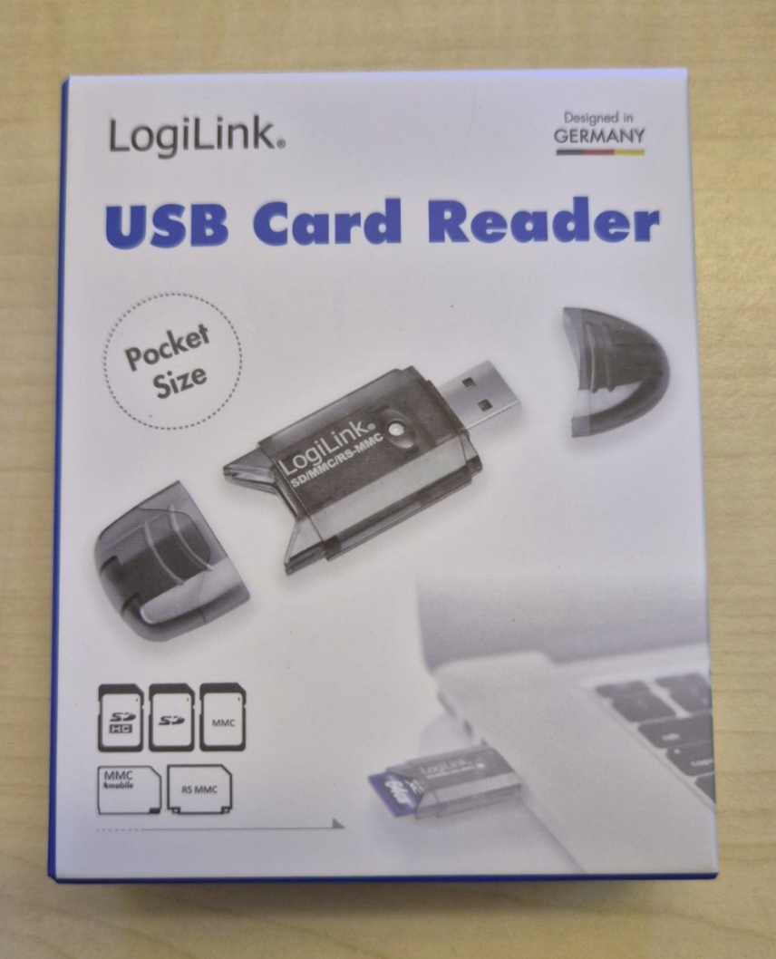 LogiLink CR0007 Cardreader Kartenleser USB 2.0 Stick extern SD/MMC 480 Mbit/s