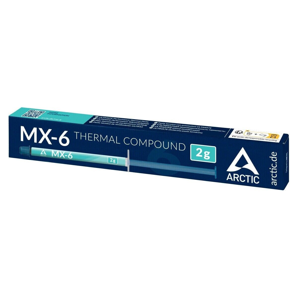 ARCTIC MX-6 2g High-Performance Wärmeleitpaste CPU GPU Thermal Paste
