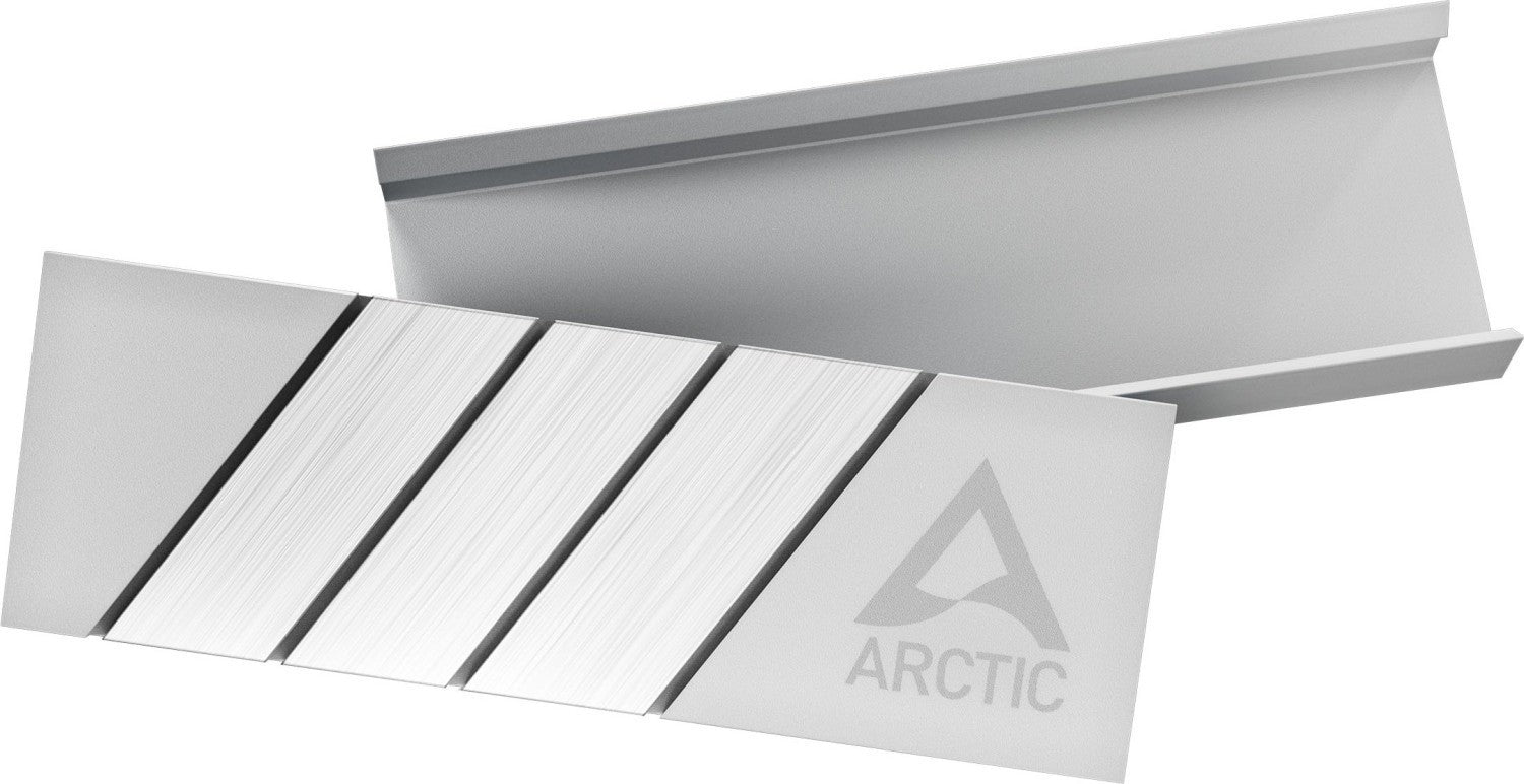 ARCTIC M2 Pro Silver Heatsink – SSD Kühlkörper M.2 2280 PC/PS5 + TP-3 Pads