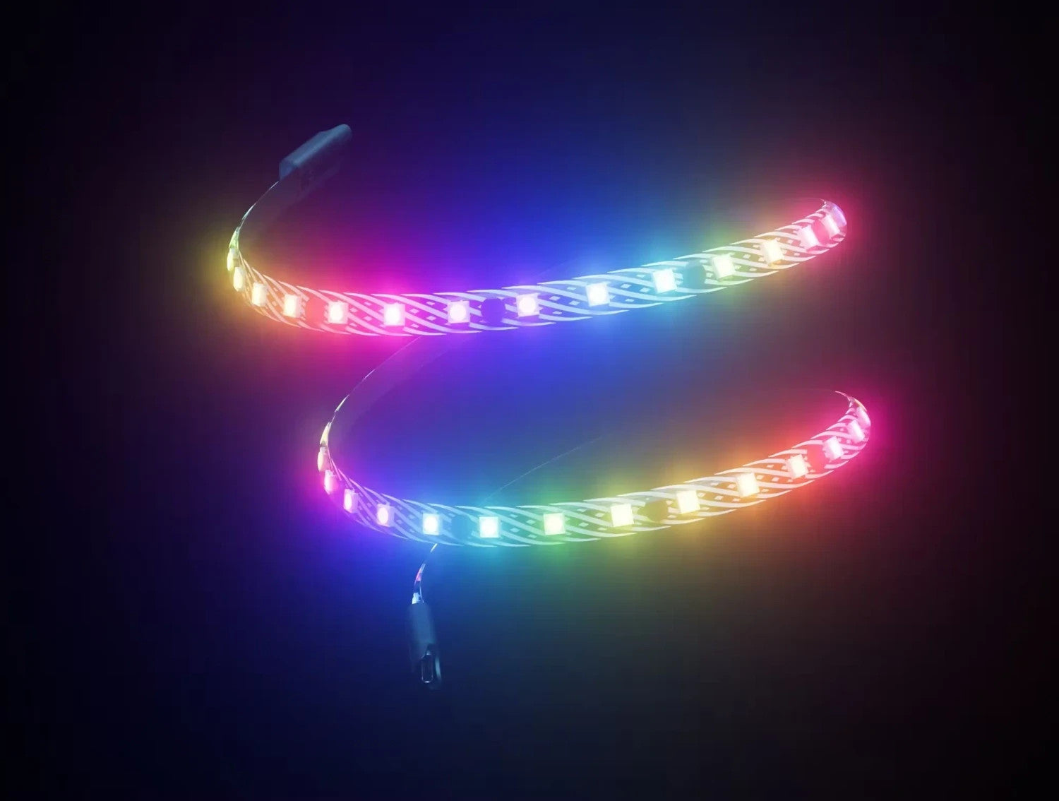 HYTE LS30 qRGB LED Strip Dual-Pack 2x 1m RGB Lichtstreifen magnetisch – Neu