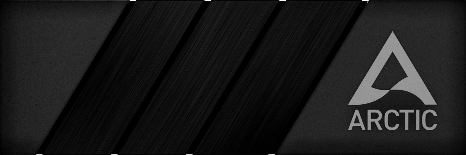 ARCTIC M2 Pro Black Heatsink – SSD Kühlkörper M.2 2280 PC/PS5 + TP-3 Pads
