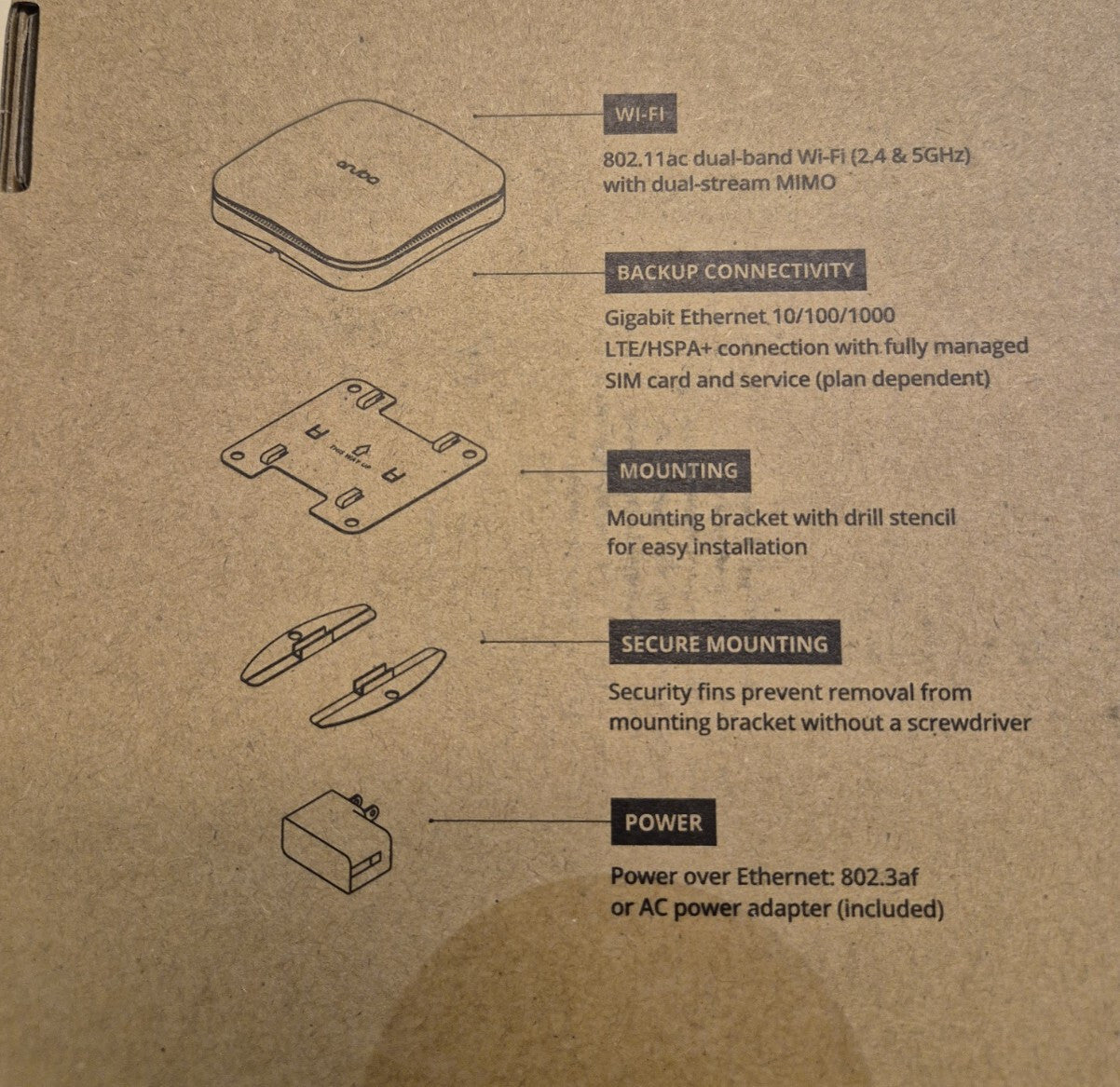 HPE Aruba UXI Q9X66A WiFi Experience Insight Monitoring Sensor