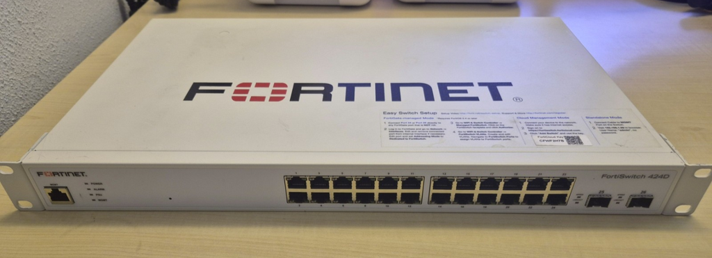 Fortinet FortiSwitch 424D 24x RJ-45 1GbE 2x SFP+ 10GbE Switch FS-424D