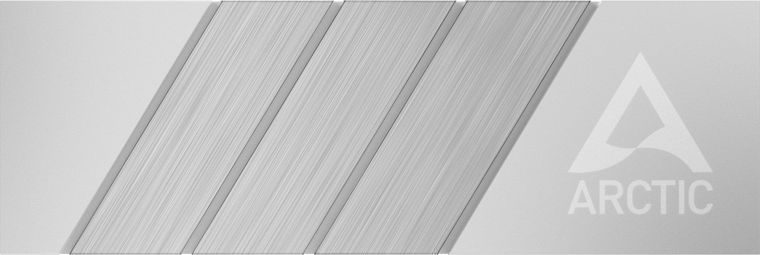 ARCTIC M2 Pro Silver Heatsink – SSD Kühlkörper M.2 2280 PC/PS5 + TP-3 Pads