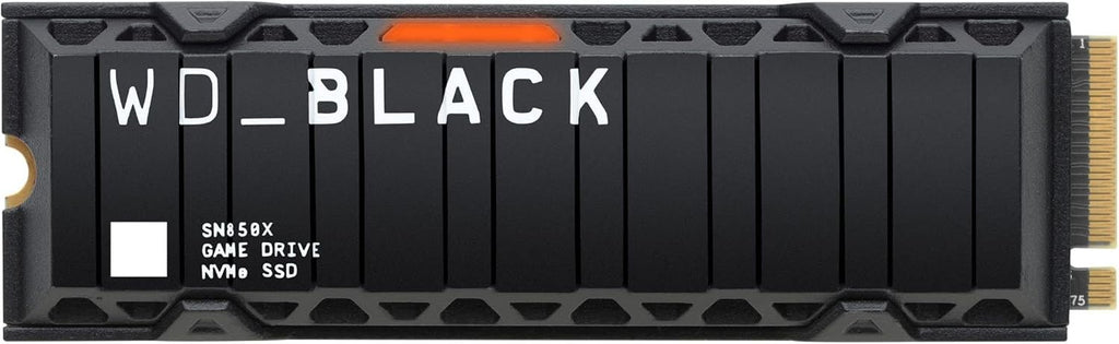 WD_BLACK SN850X 8TB NVMe SSD M.2 PCIe 4.0 7200MB/s Kühlkörper RGB