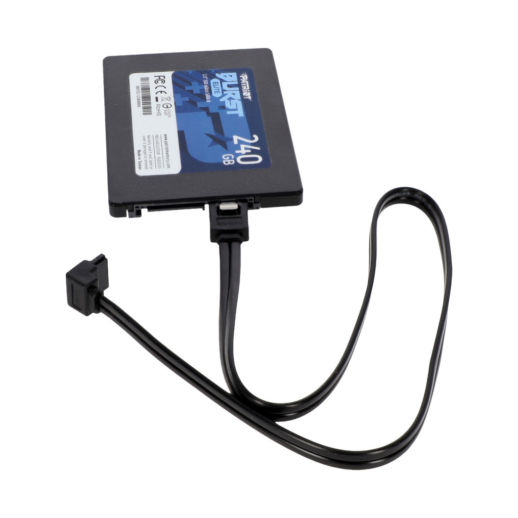 SATA Kabel gewinkelt 45cm 6Gb/s Datenkabel für SSD HDD Mainboard schwarz 6 Stück