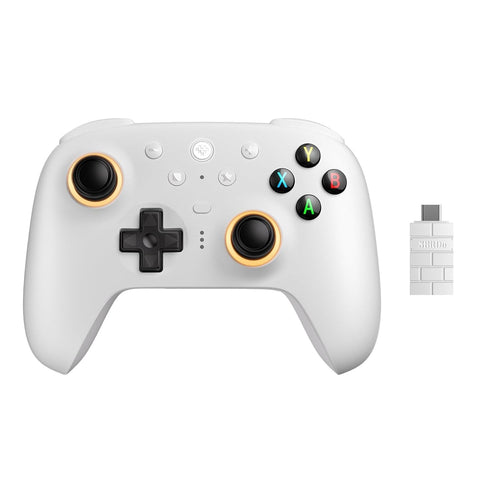 8BitDo Ultimate 2 Wireless 2.4G Controller TMR RGB Weiß PC Android Neu