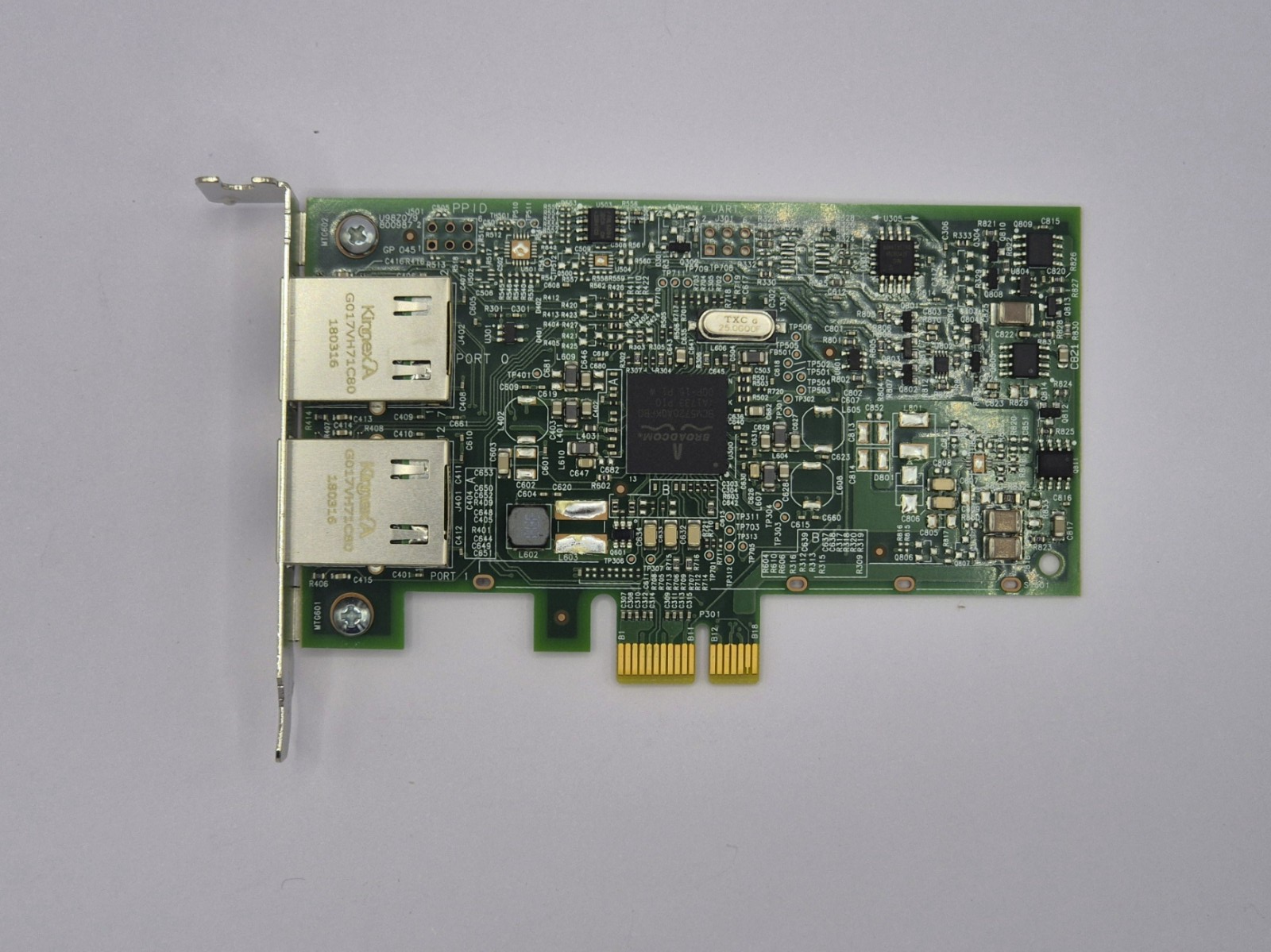 HPE 332T Dual 1GbE PCIe Server Netzwerkkarte Low Profile Ethernet Adapter
