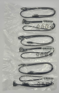 6x Sata Kabel - MSI | 6 Gb/s | Gewinkelt & Ungewinkelt | 45cm | Schwarz | Neu