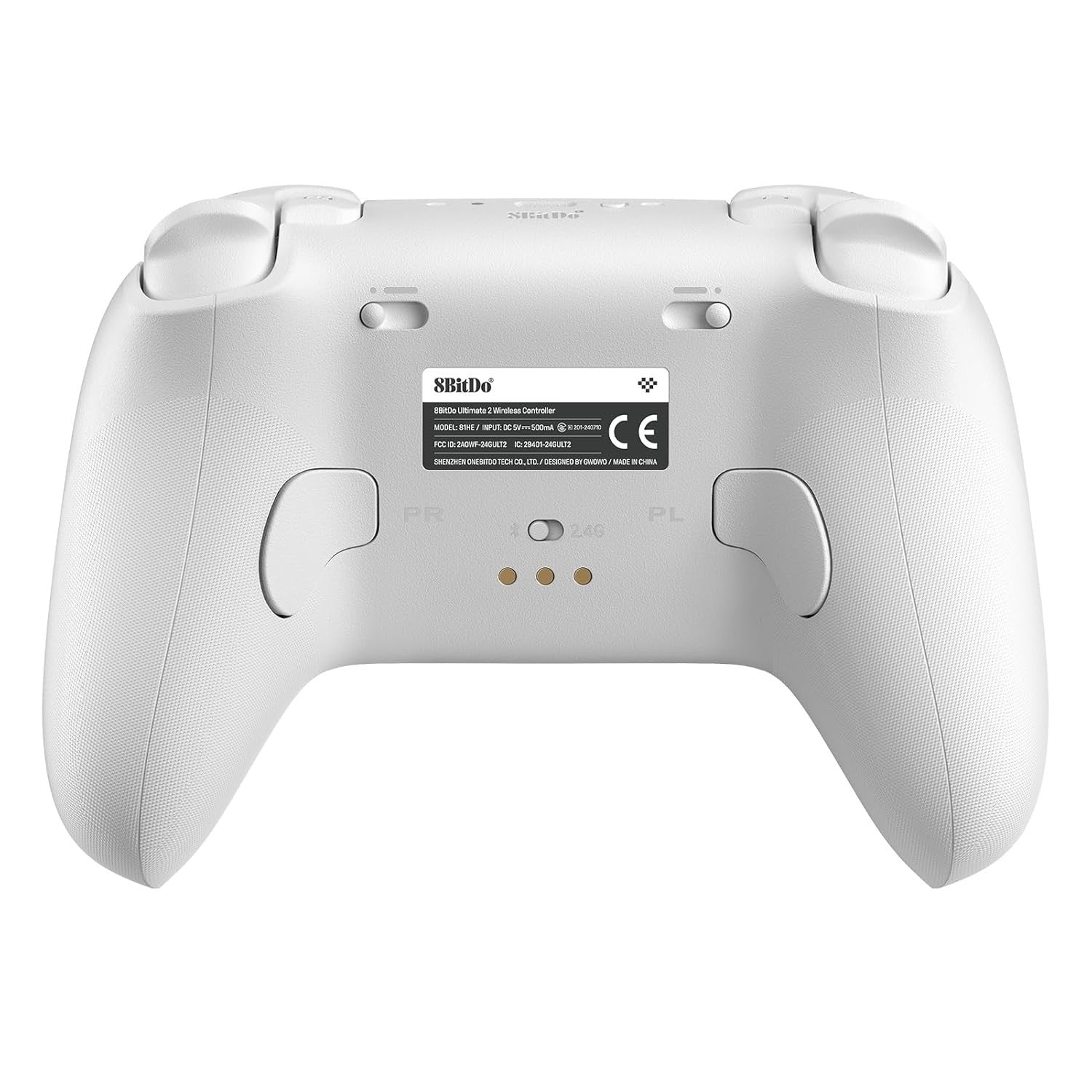 8BitDo Ultimate 2 Wireless 2.4G Controller TMR RGB Weiß PC Android Neu