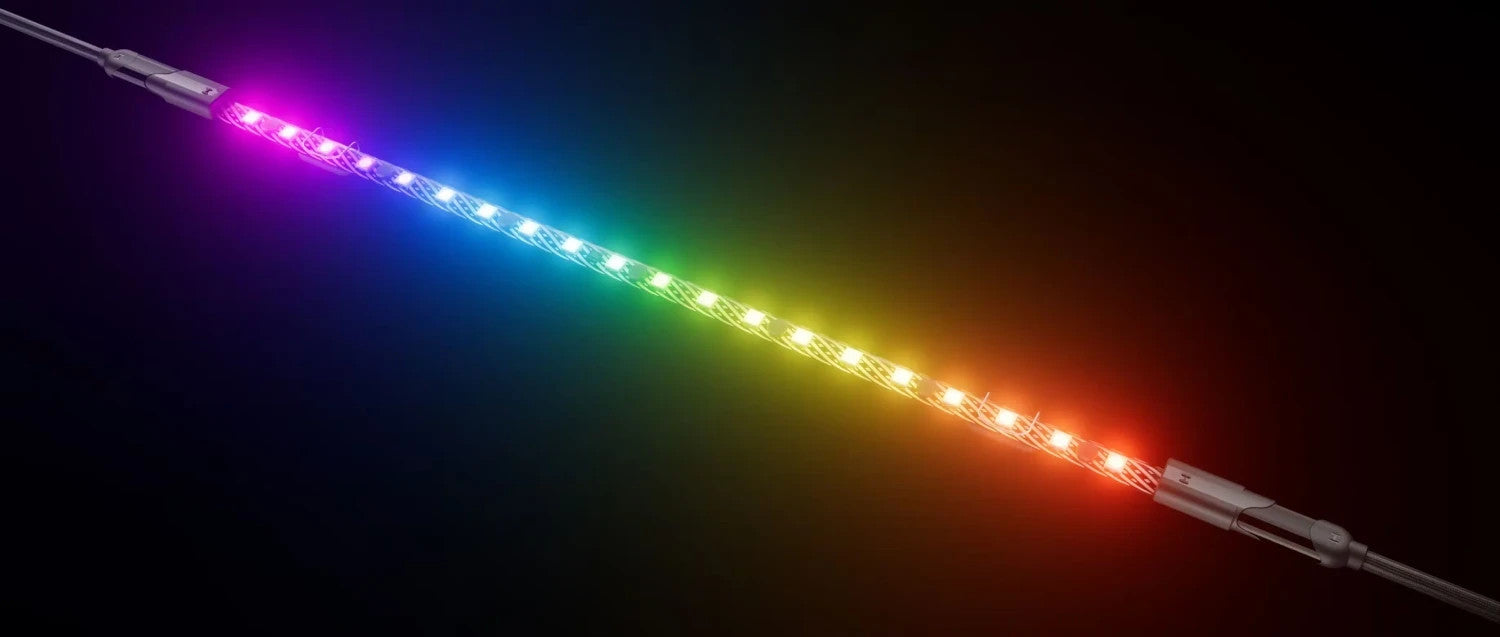 HYTE LS30 qRGB LED Strip Dual-Pack 2x 1m RGB Lichtstreifen magnetisch – Neu