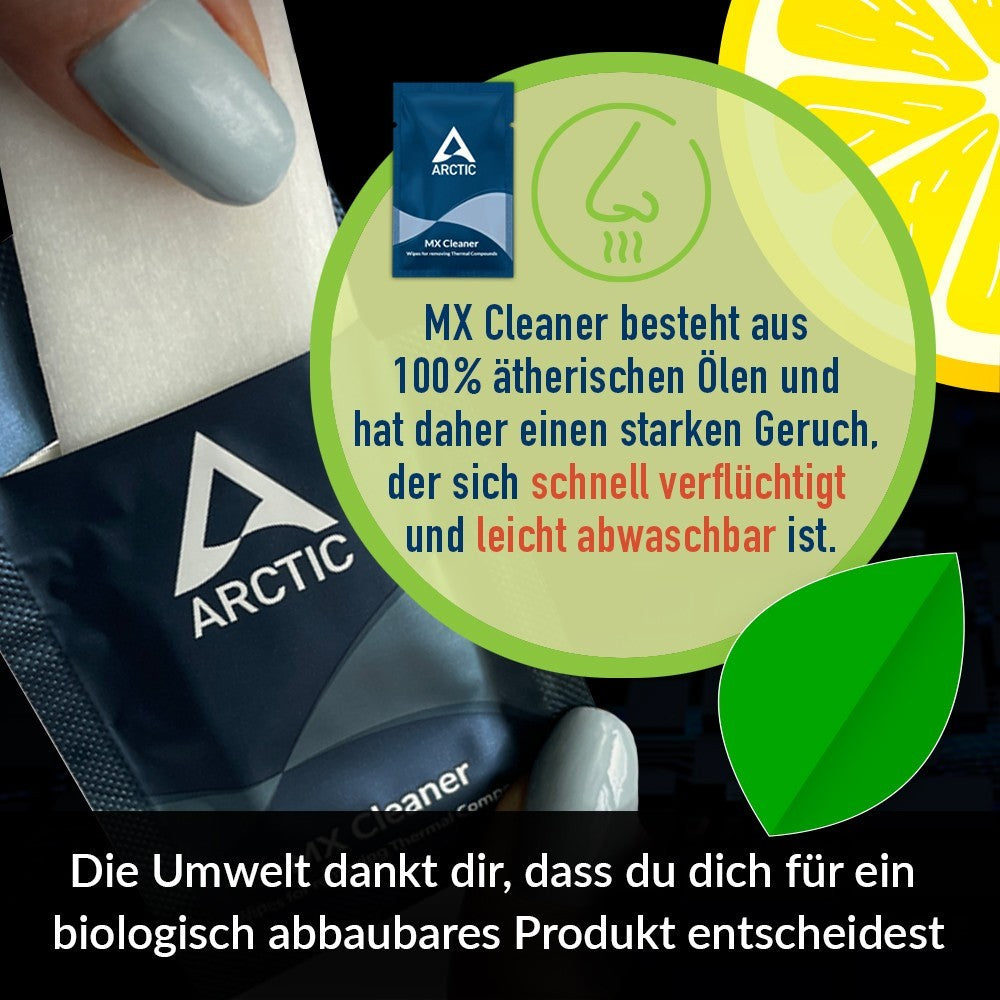 ARCTIC MX-6 4g + Cleaner Set CPU GPU Premium Wärmeleitpaste inkl Pads