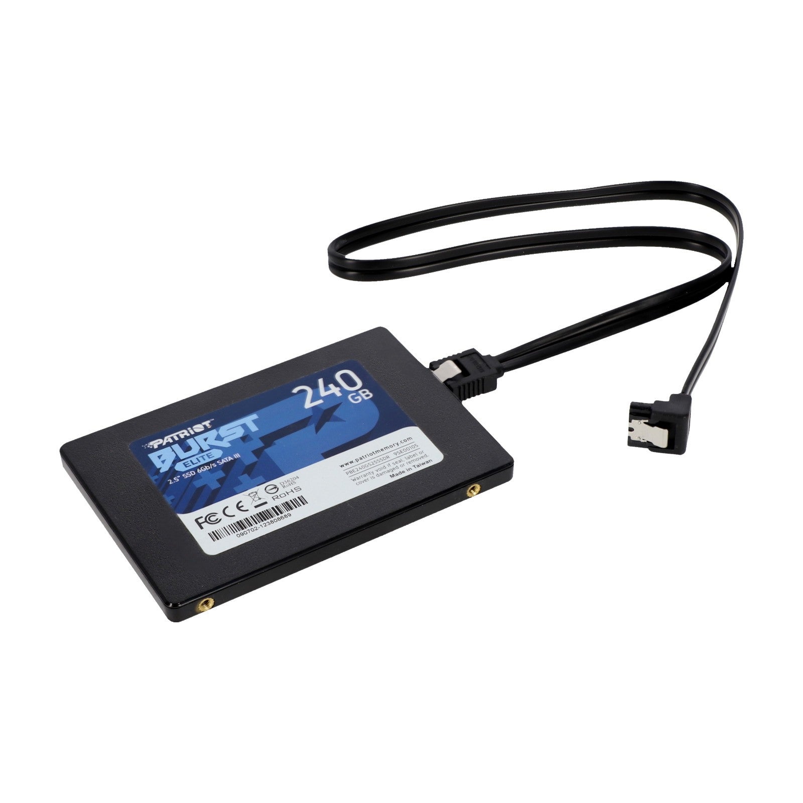 SATA Kabel gewinkelt 45cm 6Gb/s Datenkabel für SSD HDD Mainboard schwarz 6 Stück