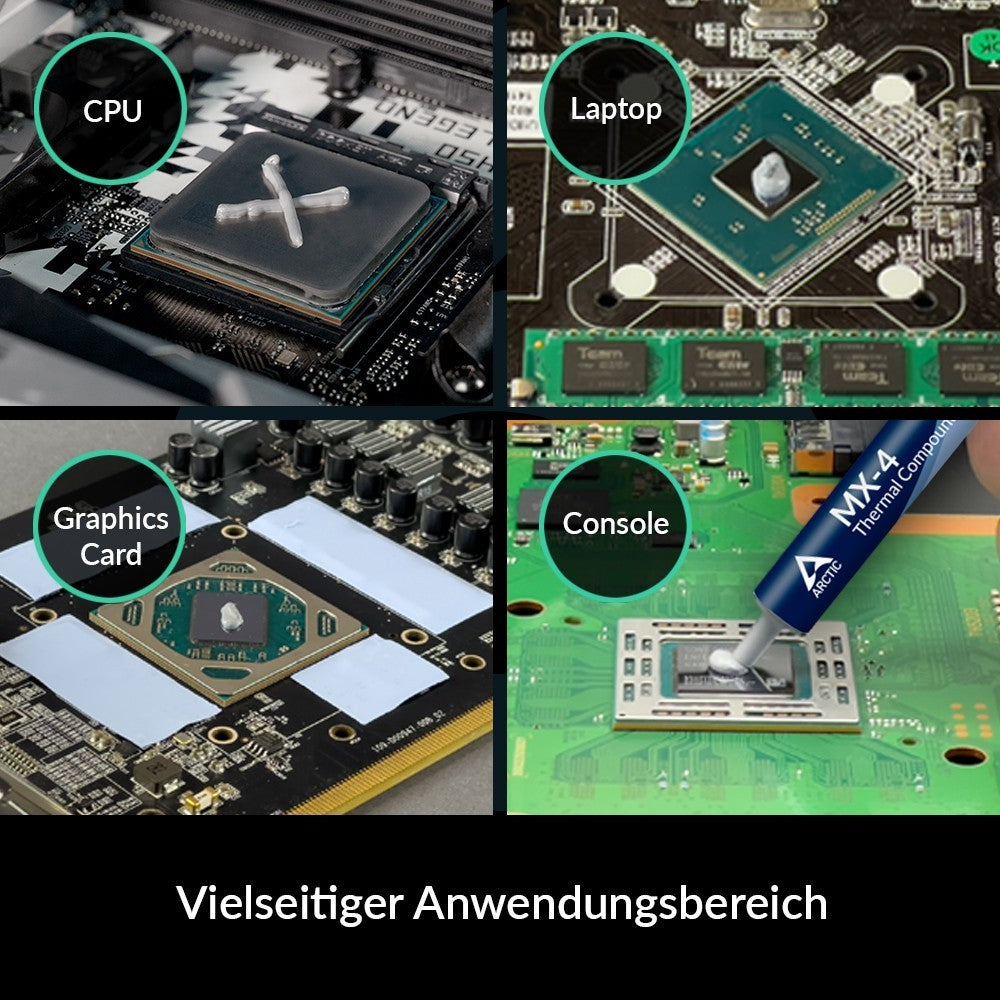 Arctic MX-4 4g Wärmeleitpaste + Spachtel Performance PS3 PS4 PS5 Xbox CPU GPU PC