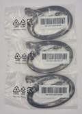6er-Set Gigabyte SATA-Kabel 6 Gb/s, gewinkelt/gerade, 45 cm, schwarz, HDD/SSD