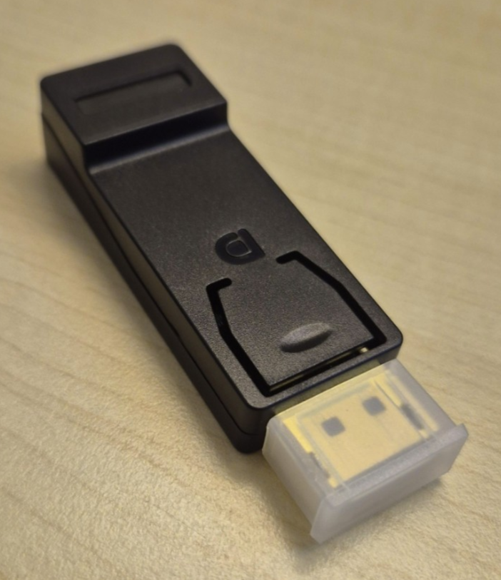 DisplayPort 1.2 auf HDMI Adapter Schwarz DP Stecker   HDMI Buchse