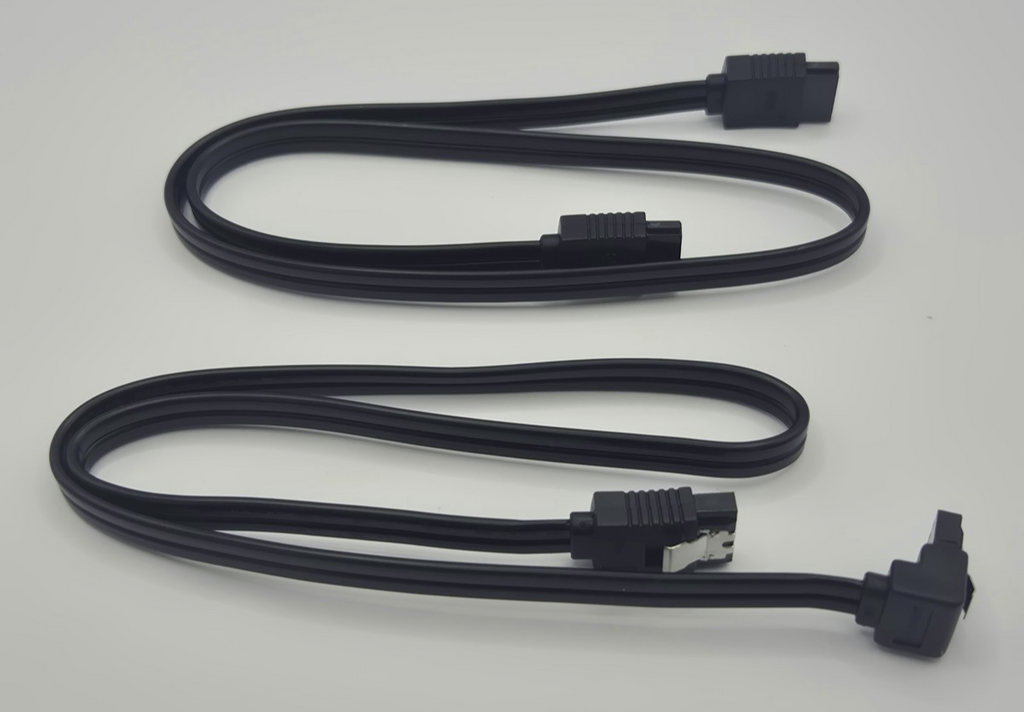 6x Sata Kabel - MSI | 6 Gb/s | Gewinkelt & Ungewinkelt | 45cm | Schwarz | Neu