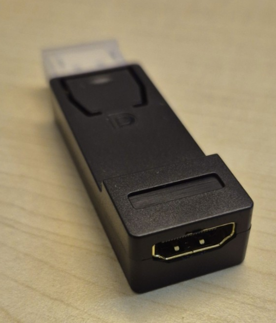 DisplayPort 1.2 auf HDMI Adapter Schwarz DP Stecker   HDMI Buchse