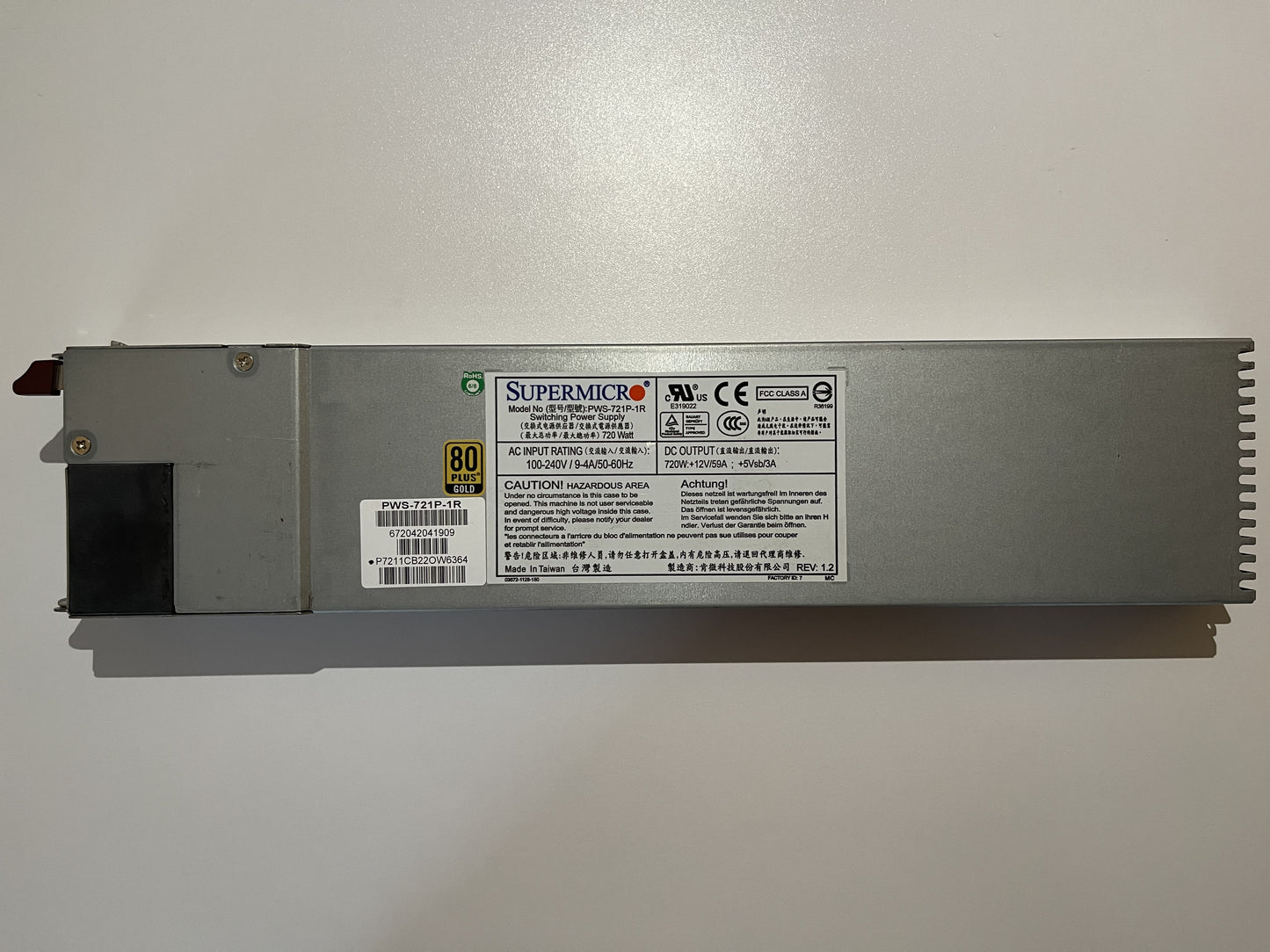 Supermicro PWS-721P-1R