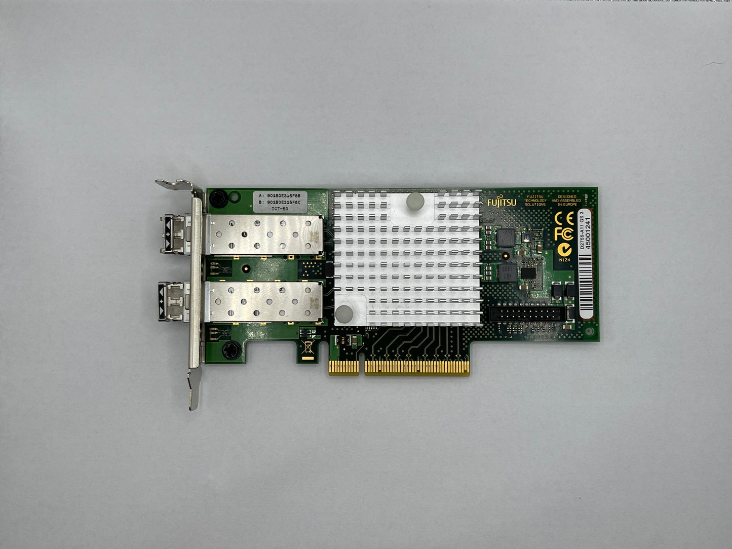 Fujitsu D2755 Dual-Port 2x 10GbE-LAN SFP+ PCIe x8 D2755-A11